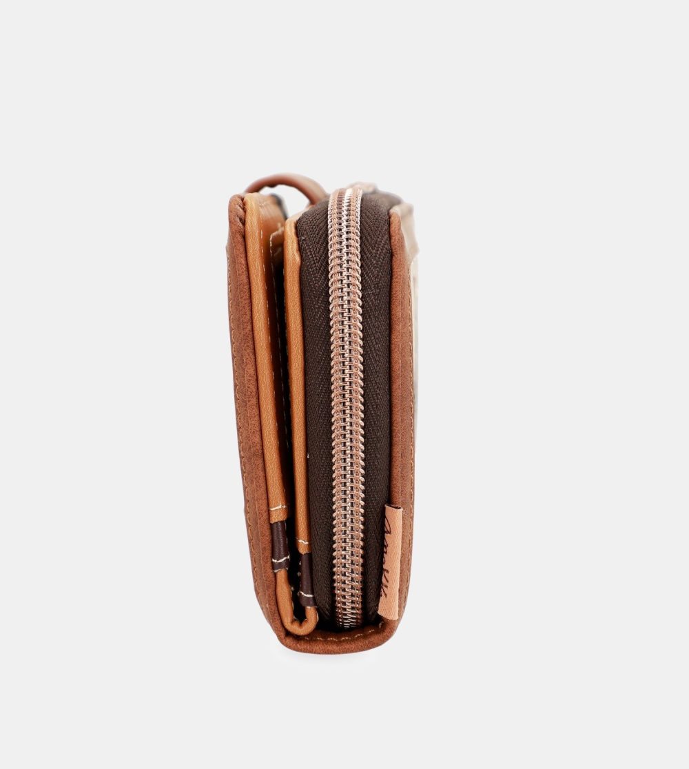 Női Anekke The Forest Large Printed Wallet Pénztárca | FCQUXO-367