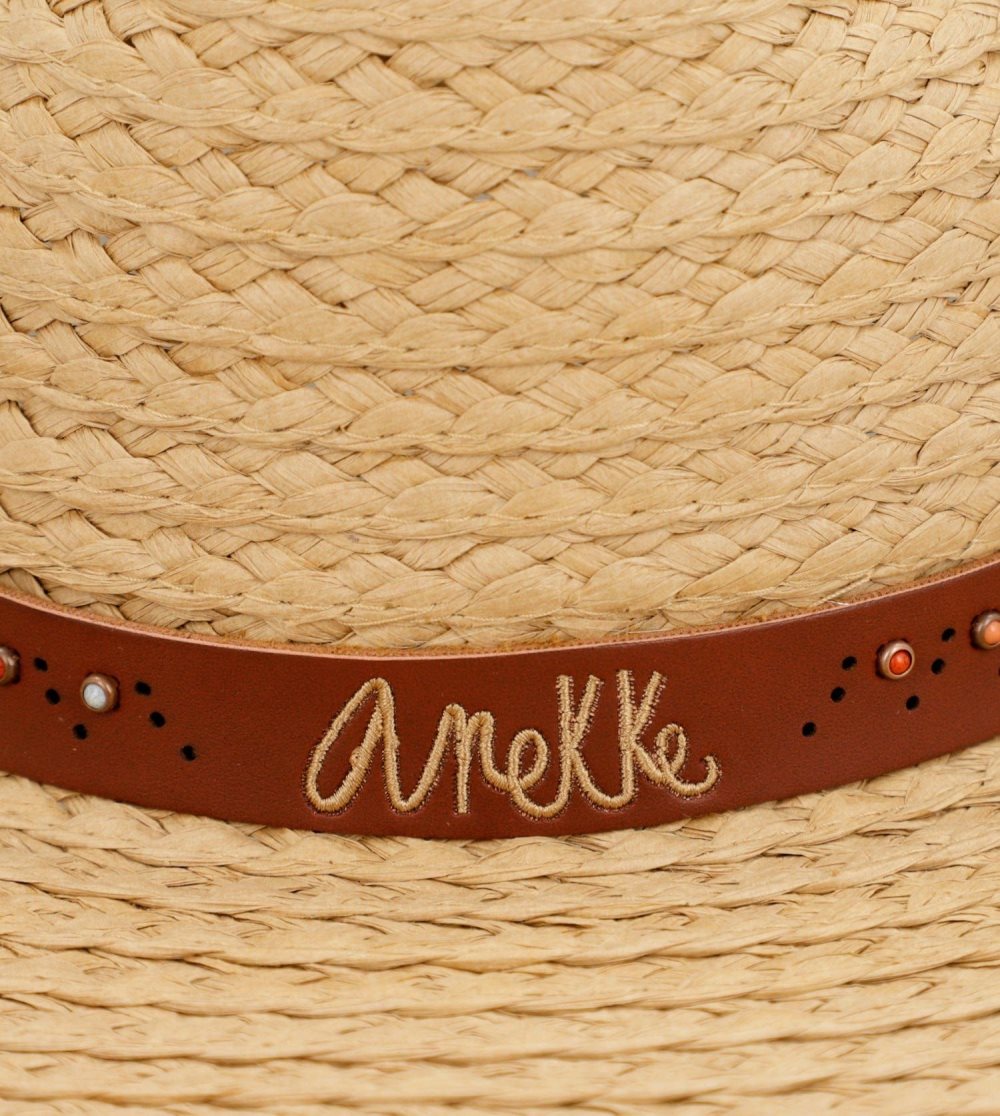 Női Anekke Toasted Raffia Hat Kalap | OVXLKM-860