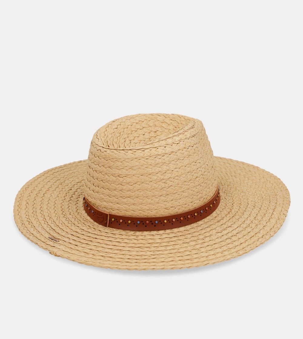 Női Anekke Toasted Raffia Hat Kalap | OVXLKM-860