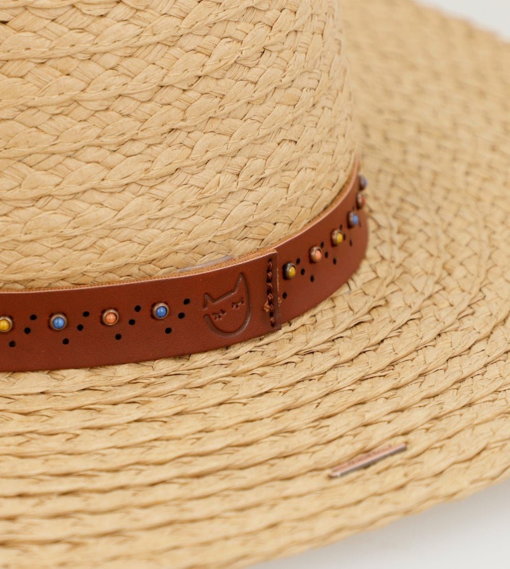 Női Anekke Toasted Raffia Hat Kalap | OVXLKM-860