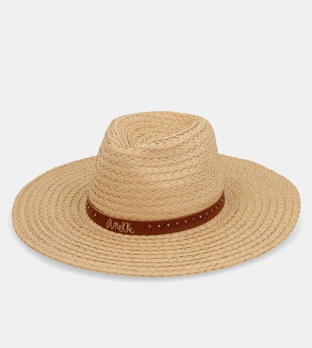 Női Anekke Toasted Raffia Hat Kalap | OVXLKM-860