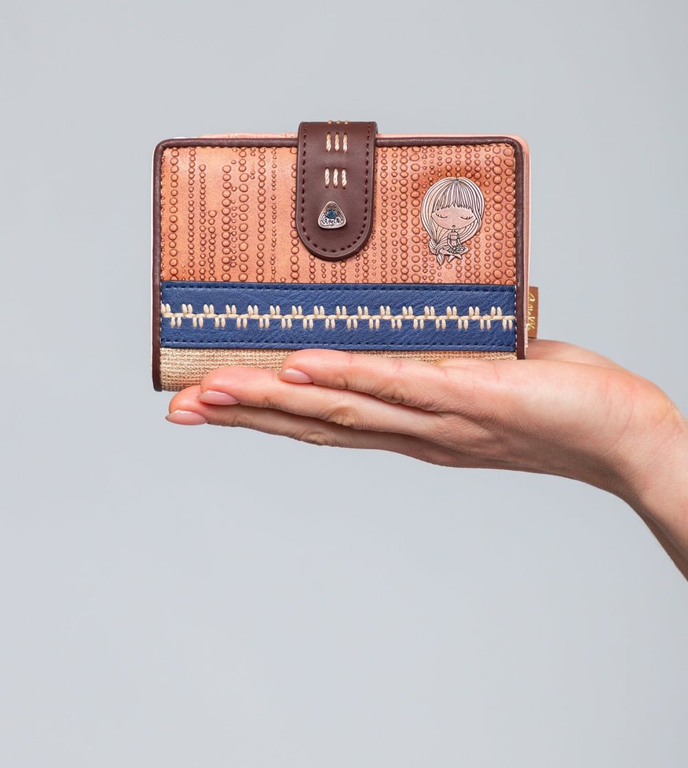 Női Anekke Tribe Medium Ethnic Print Rfid Wallet Pénztárca | TJPXBA-413