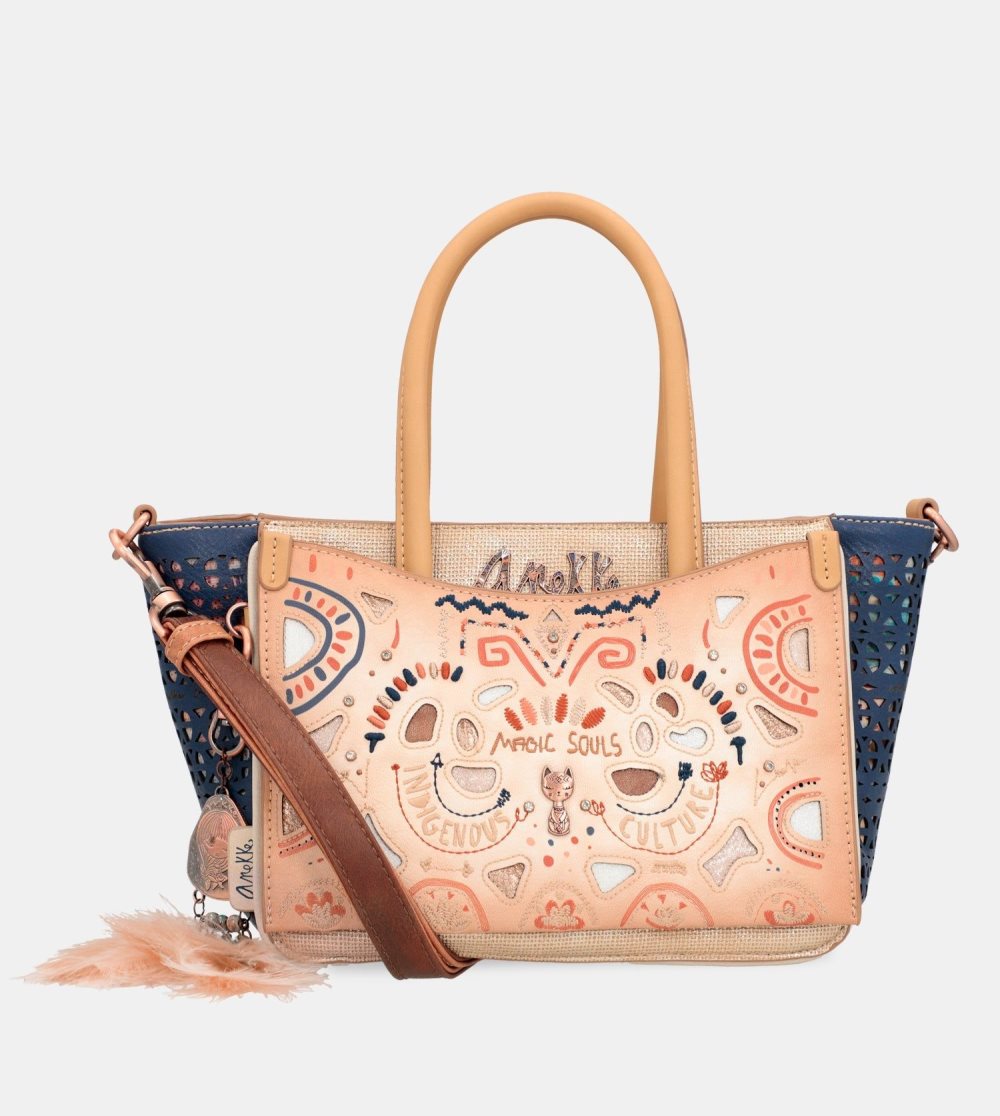 Női Anekke Tribe Shoulder Tote Bag With Two Handles Kézitáska | UNXJRG-724