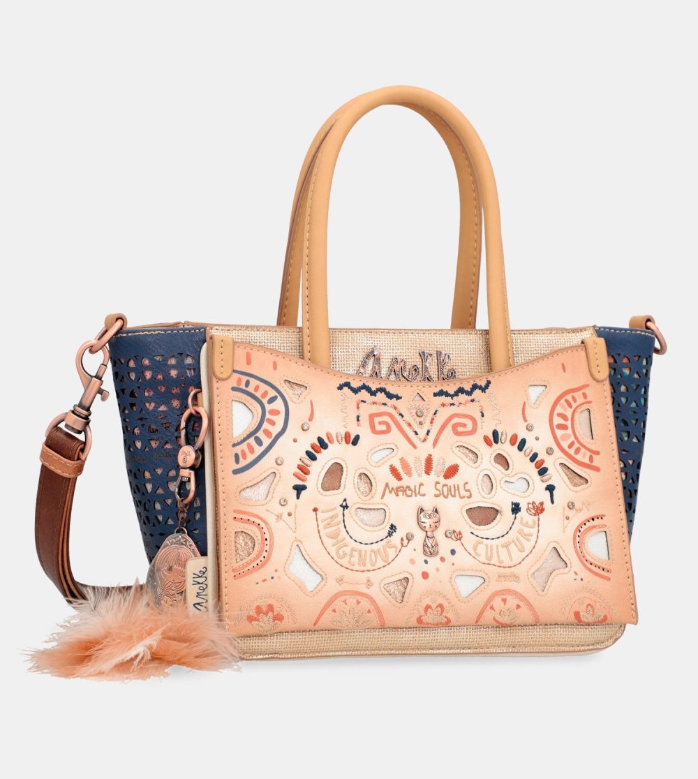 Női Anekke Tribe Shoulder Tote Bag With Two Handles Kézitáska | UNXJRG-724