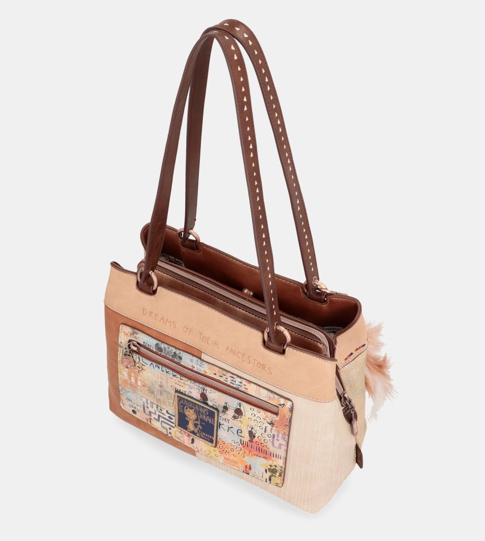 Női Anekke Tribe Tote Bag With 3 Compartments Válltáskák | SZLVQG-634
