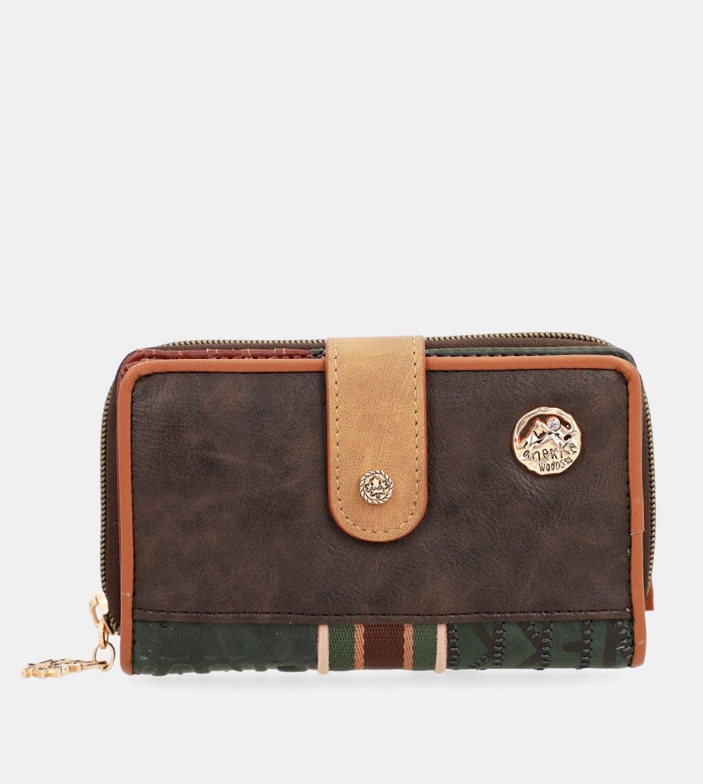 Női Anekke Urban Green Medium Wallet Pénztárca | IVYXGA-679