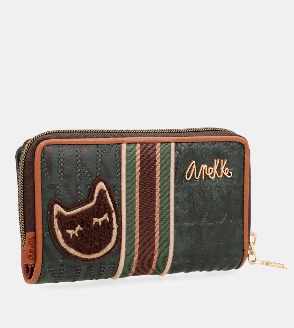 Női Anekke Urban Green Medium Wallet Pénztárca | IVYXGA-679