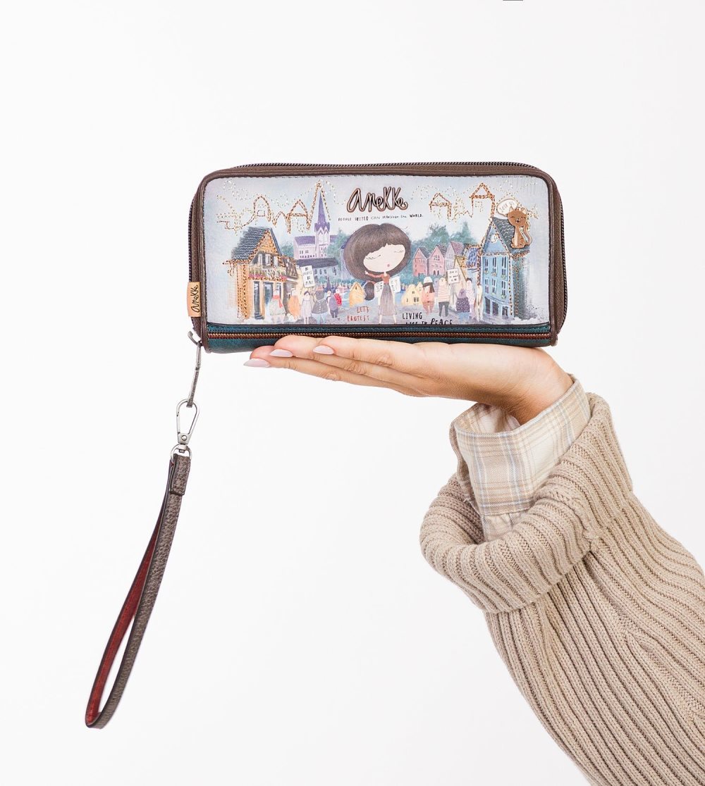 Női Anekke Wallet With Hand Strap Voice Pénztárca | MBUKYC-210