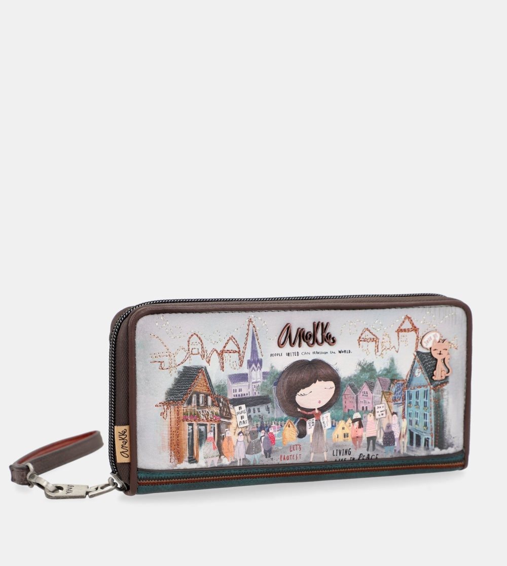 Női Anekke Wallet With Hand Strap Voice Pénztárca | MBUKYC-210