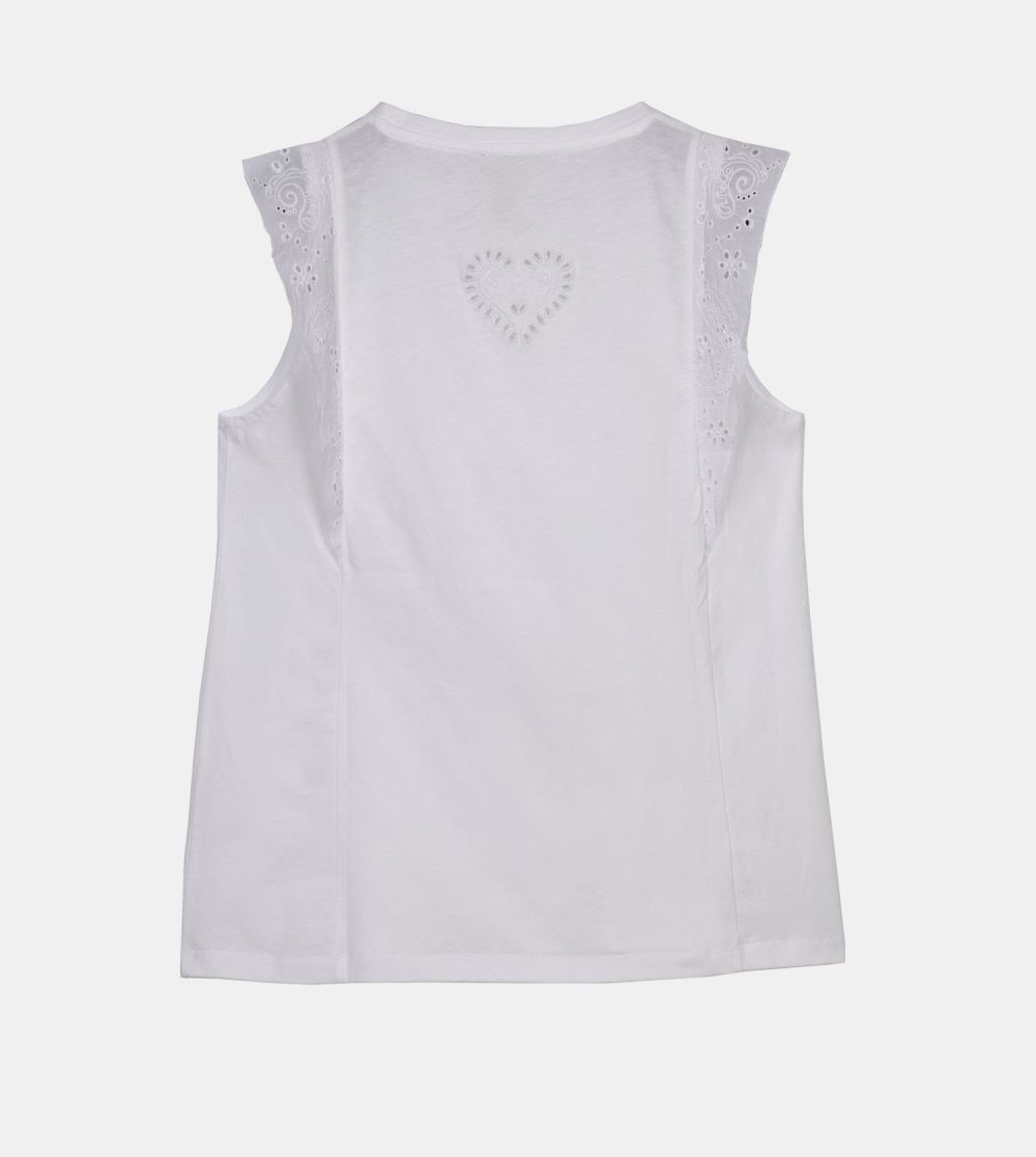 Női Anekke White Tank Top Póló | LHJTNX-487