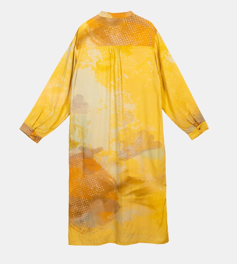 Női Anekke Yellow Shirt Dress Ruha | BOEVJF-701