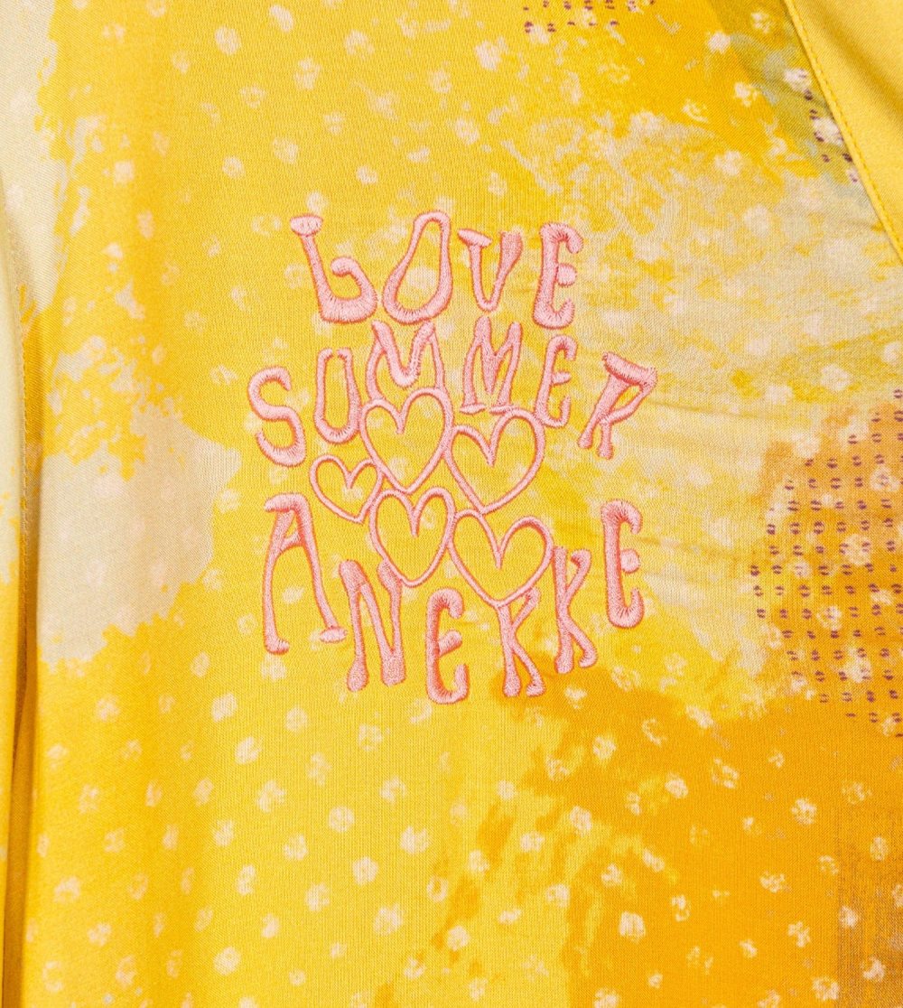 Női Anekke Yellow Shirt Dress Ruha | BOEVJF-701